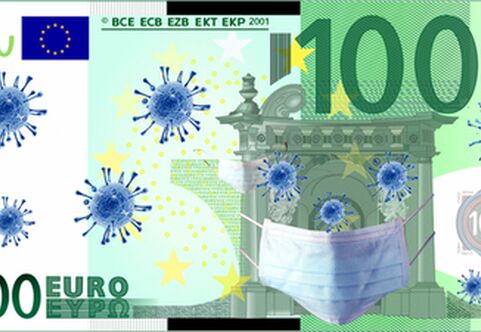 euro biljet corona