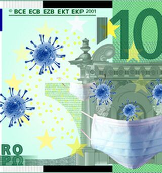 euro biljet corona